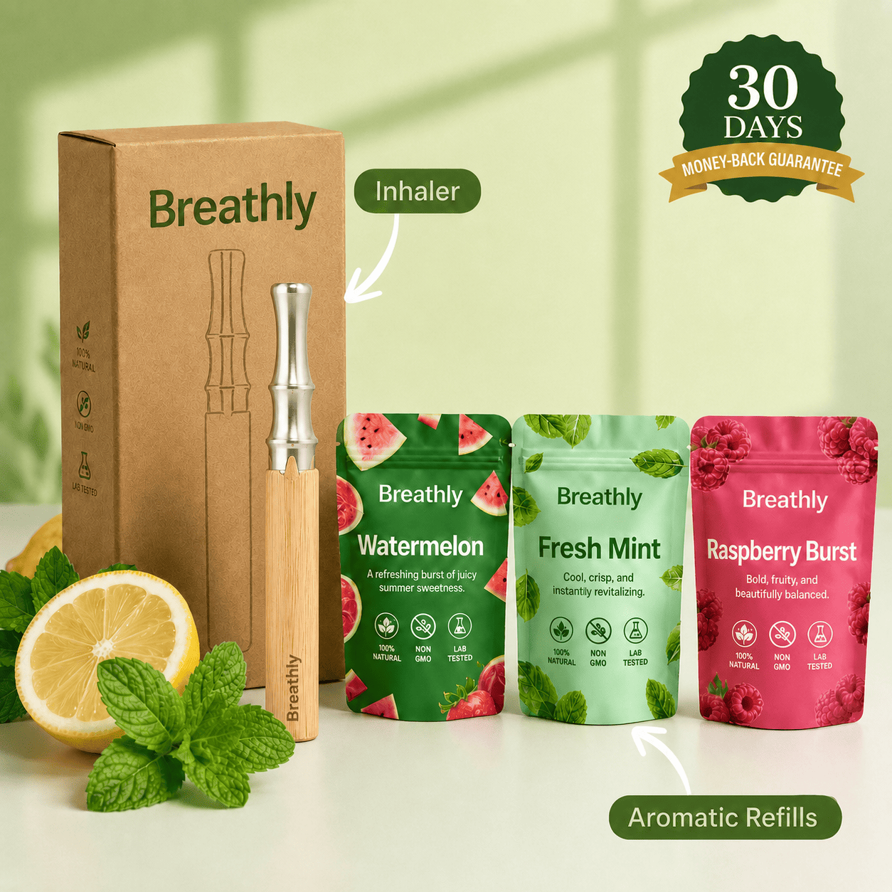 Breathly™ — Keep the ritual, lose the addiction