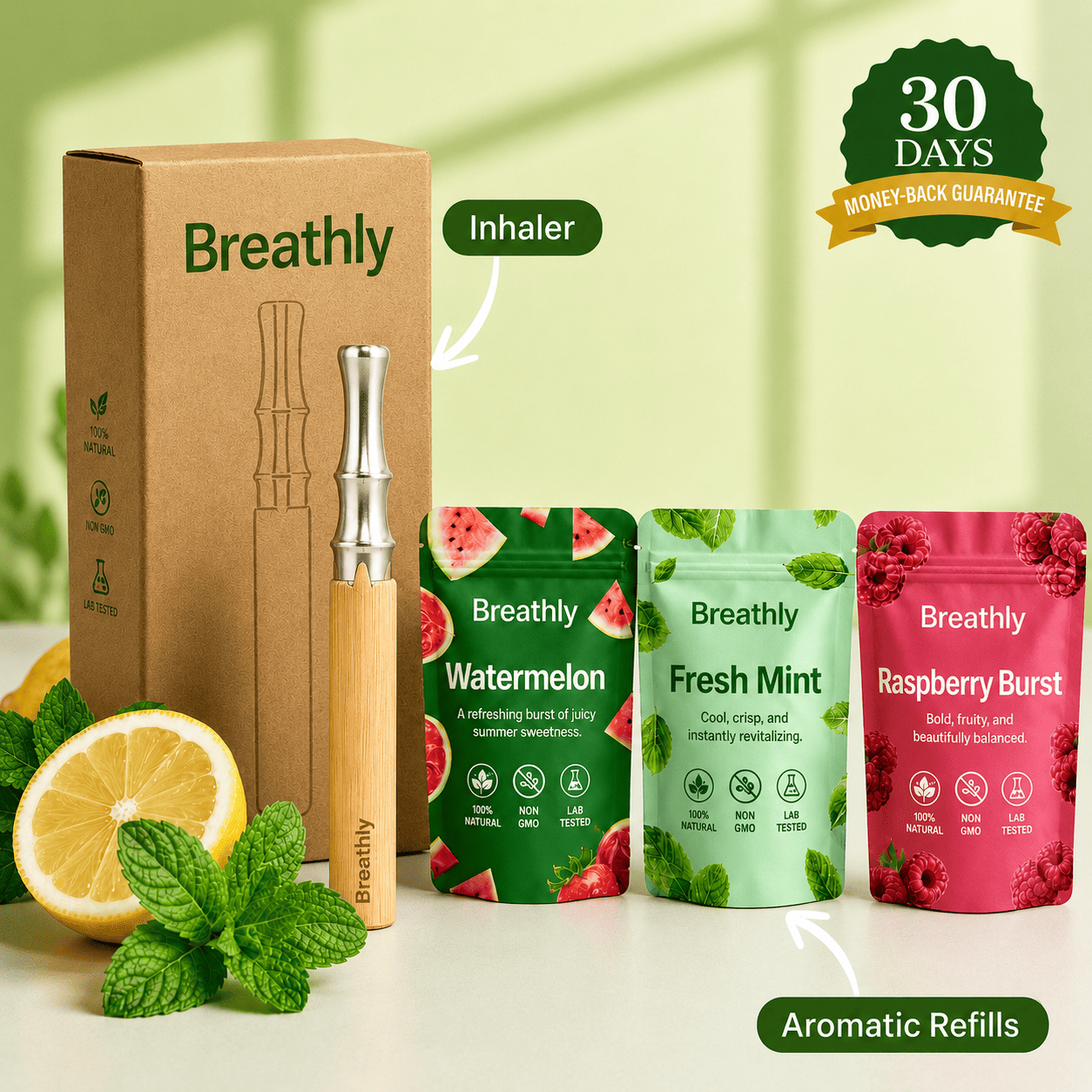 Breathly™ — Keep the ritual, lose the addiction.